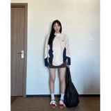 Ретро осенняя толстовка, в американском стиле, оверсайз, свободный крой