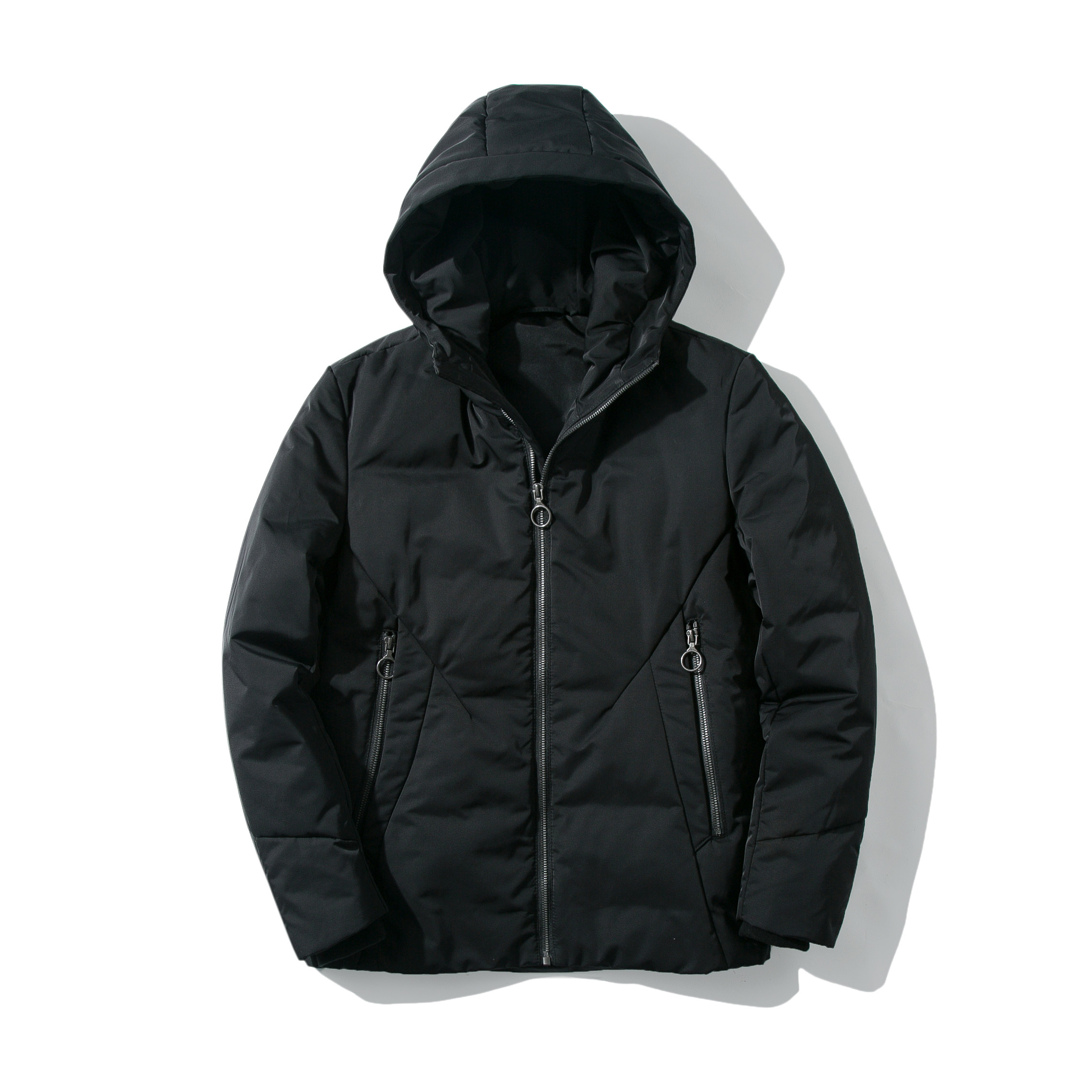 y-616-p288冬季新款男士连帽羽绒服保暖时尚迷彩男短款外套