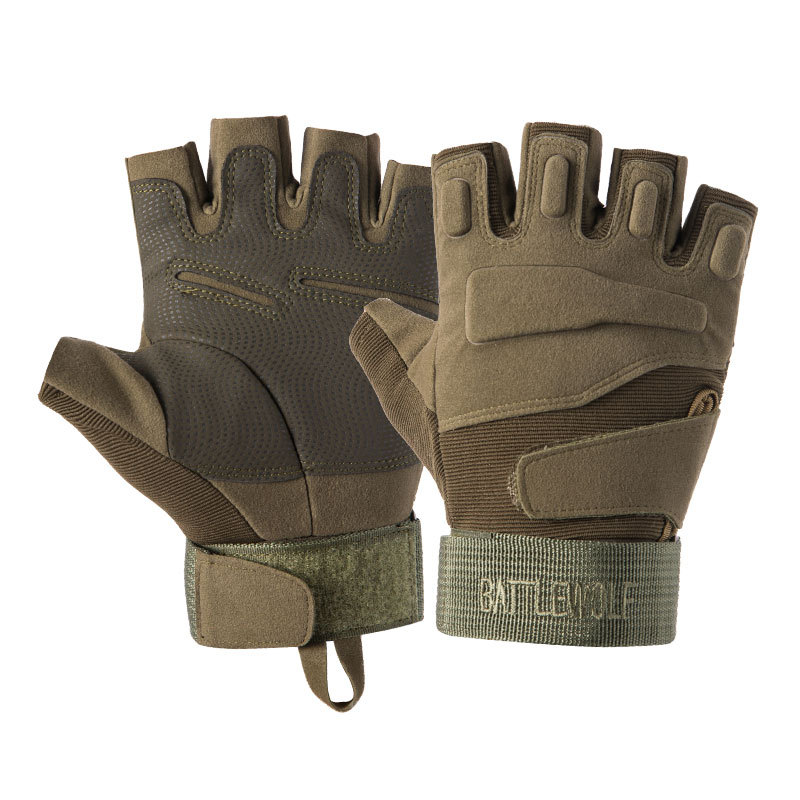Army Greenclimb glove non-slip menforgymglovestrainingwristwrapworkout
