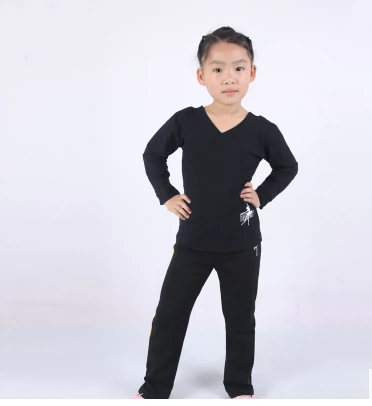 Демисезонная детская одежда, штаны, комплект, длинный рукав, V-образный вырез