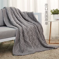 Cộng với giải phóng mặt bằng sinh thiết gai nhau chăn mặt cashmere chăn + Leisure chăn đan Bắc Âu chăn ngủ trưa chăn - Ném / Chăn chăn lông cừu pháp