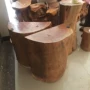 Rễ khắc phân gỗ khối gỗ gốc cây cọc bàn trà bàn cà phê với phân lớn tấm khung tròn phân gỗ - Các món ăn khao khát gốc giá bàn ghế gốc cây