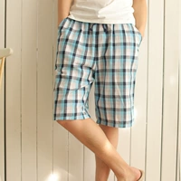 Quần pyjama, quần đi biển thông thường, quần năm, quần nhà sọc đơn giản và thoải mái, đồ ngủ, quần nhà, phần mỏng nam - Quần tây shop quần áo nam