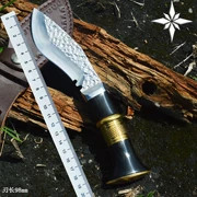 Công cụ hoang dã tự vệ cầm tay độ cứng cao cầm dao thẳng tay rèn dao ngoài trời dao hoang dã sống sót - Công cụ Knift / công cụ đa mục đích