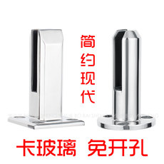 Балясины 轻奢楼梯立柱阳台钢化玻璃护栏不锈钢楼梯扶手栏杆自装简约现代