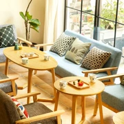 Cửa hàng tráng miệng bàn ghế bán hàng phục vụ khách sạn nâu nhanh nhà hàng thức ăn trà sữa khu vực nghỉ ngơi đồ nội thất nhỏ mặt tiền cửa hàng màu xanh - FnB Furniture