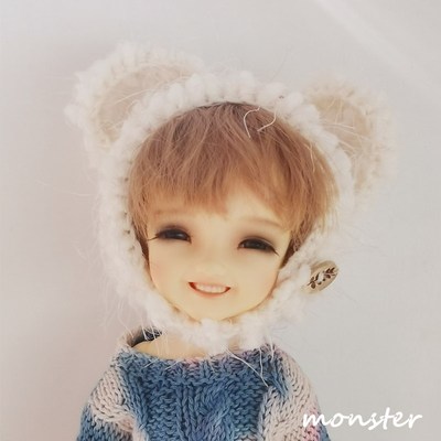 taobao agent [Monster House] BJD6 doll 8 -point doll original handmade bear -lupine oggive hat