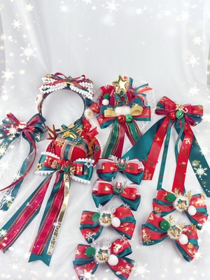 taobao agent Christmas children's hair accessory, Lolita style