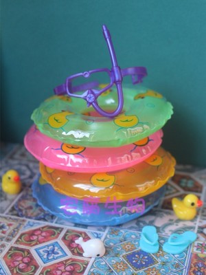 taobao agent Duckling inflatable swimming ring*baby BJD Xinyi Azone Azone small cloth OB24 rotten strawberry LICCA