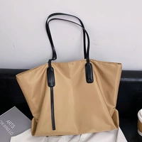 Вместительная и большая сумка через плечо, модная сумка на одно плечо, 2020, осенняя, тренд сезона, в корейском стиле, популярно в интернете