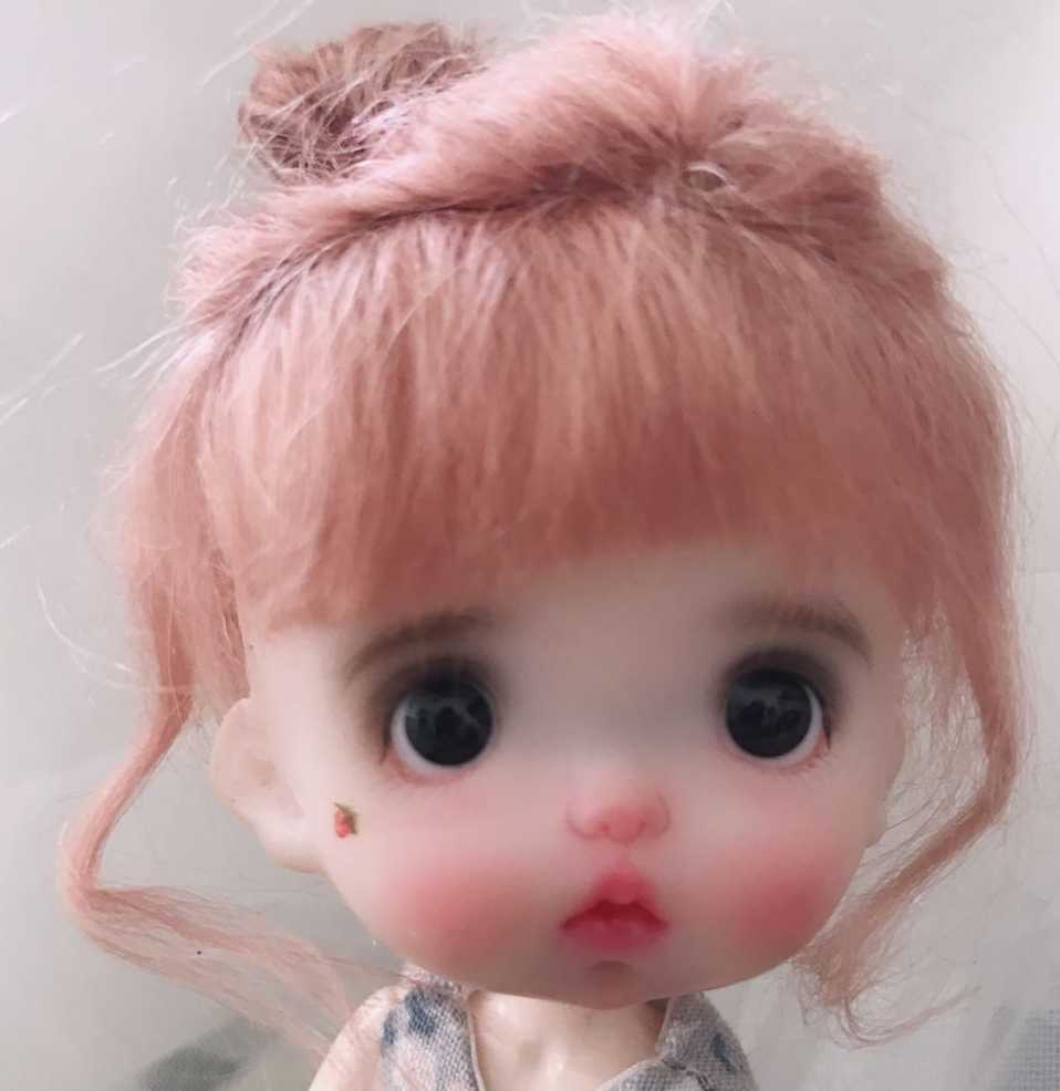 Figure 1ob11 doll Wigs Mohair bjd8 branch 56 branch Baby head currency goods in stock