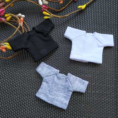 taobao agent #[Special offer] OB11 doll clothes wild plug shoulder T -shirt 12 points BJD baby jacket loose top