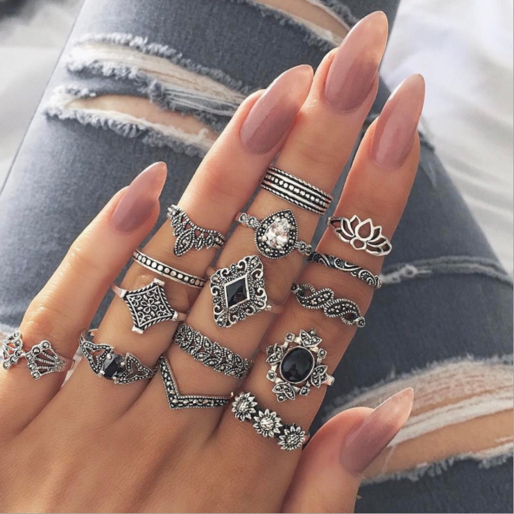 1-Black Gem (set of 15)