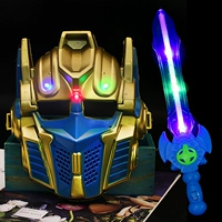 Трансформер, синий световой меч со светомузыкой, Кинг-Конг