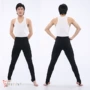 Dan Shige quần áo khiêu vũ thể dục dụng cụ phù hợp với tập thể dục ba lê quần áo thể dục nhịp điệu quần áo 2440 stretch nam vest giày khiêu vũ nữ