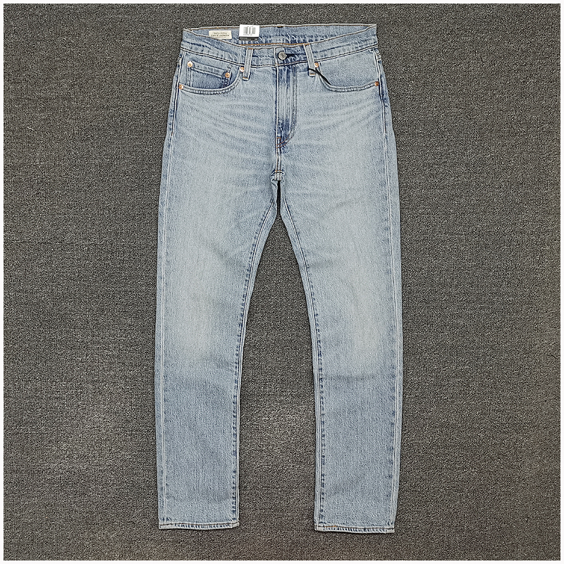 04511-3718 Light Blue Jeansforeign trade original single Xiao Li's family light colour Denim trousers 511 Pants shape Self cultivation Small straight cylinder male 04511-3718