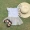 Quần áo bé gái Xiêm nữ quần áo bé gái mùa hè mỏng mùa hè sơ sinh phù hợp với tam giác mũ túi rắm tay áo ngắn - Áo liền quần