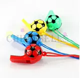 Футбольный детский свисток, игрушка, ремешок