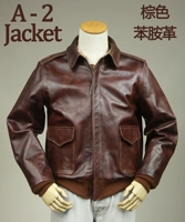 Global Product A2 Flying Jacket для выгравирования ВВС ретро -анилиновые овощные загорелые кожаные кожаные каштаны коричневый