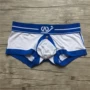 Đồ lót nam Net Boxer WJ 2016DPJ Modal đồ lót gợi cảm phía trước và phía sau mở ra bị rò rỉ hông đồ lót nam quần lót nam cao tuổi