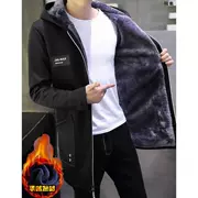 KS quần áo cotton nam áo khoác nam mùa đông mới dịch vụ bánh mì nam phiên bản Hàn Quốc cộng với nhung dày dài thời trang mùa đông - Quần áo độn bông thể thao
