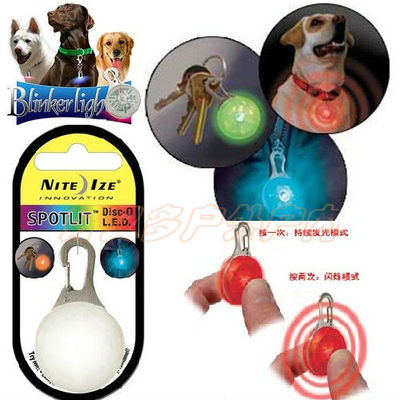 Nai Ai Pet Dog Dog Dog Предупреждение Список подвески светодиодного фантомного флэш -света светильника сигнал сигнал общий общий