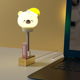 Smart Voice Panda Đèn Ngủ Phòng Ngủ Đầu Giường Chiếu Sáng Đèn LED Đèn USB Điều Khiển Âm Thanh Nhà Đèn Ngủ Sáng Tạo