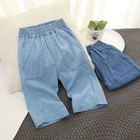 Детские цветные джинсовые штаны, летние шорты для мальчиков для отдыха, детская одежда, в корейском стиле
