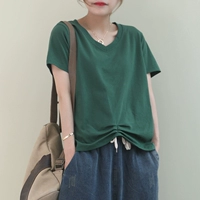 Летняя одежда, футболка с коротким рукавом, топ, коллекция 2021, в корейском стиле, оверсайз
