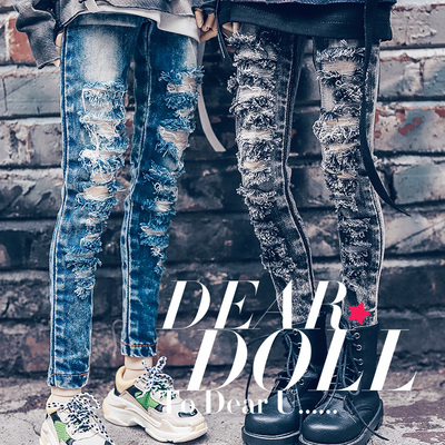 taobao agent Dear doll in January [Come to the backlight] jeans single product [Thank you for sale]