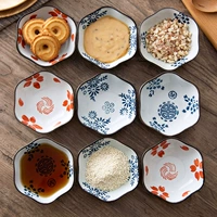 Домашняя керамика диск -диск диск, креативная посуда закуски серии приправы диск соевый соевый соус