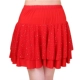 Большая красная двойная юбка