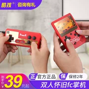 Cool child mini FC hoài cổ trẻ em cổ điển máy chơi game cầm tay đôi sup cọ PSP máy chơi game rung - Bảng điều khiển trò chơi di động