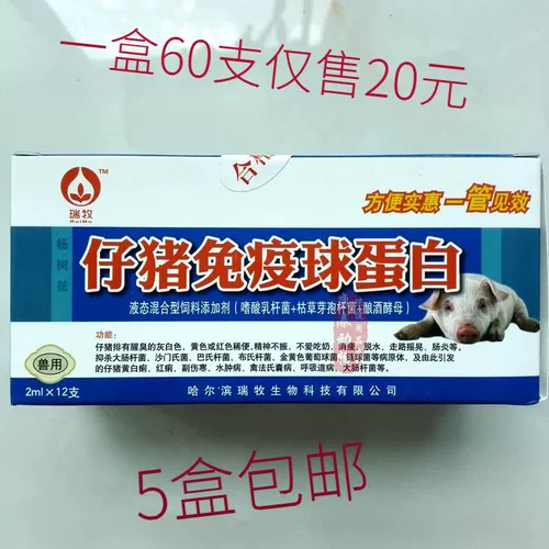 Свиная иммунопулиновая пероральная жидкость, цветы тополя, диарея свиной ягненка, диарея, вспомогательная брюшная лихорадка, отек, красная и белая диарея