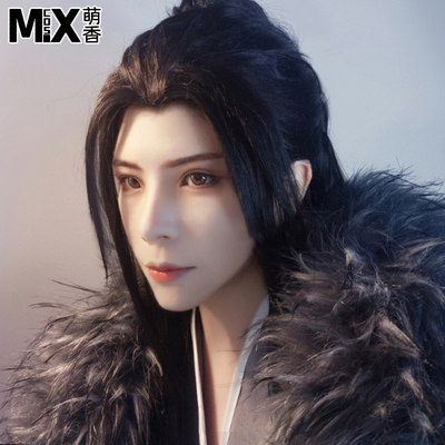 taobao agent Mengxiang costume young song fake Mao Xiao Chuhe Xiaosa wigs beautiful black ancient style boys cos wigs