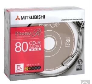 Mitsubishi Music Disk CD-R Audio Fever Гравировка звукозаписывающей диск Профессиональный диск без повреждений Hifi Music Car mp3