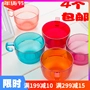 4 túi Tupperware Authentic Mini Water Cup 190ML Crystal Beauty Cute Cup Cup Cà phê Đơn bình nấu nước giữ nhiệt