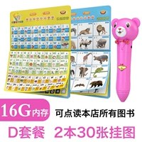 D Set [Pink Bear 16g] 2 книги диаграмма+ручка