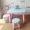 Bàn ghế trẻ em bằng nhựa và kết hợp ghế đẩu Đồ chơi trẻ em bàn viết bàn học kết hợp bàn ghế - Phòng trẻ em / Bàn ghế