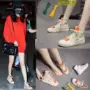 2018 mới của Hàn Quốc phiên bản của Harajuku hoang dã ulzzang street dance giày cao phụ nữ hip hop casual giày bóng rổ thể thao triều giầy thể thao nữ