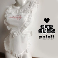 Paloli dễ thương cos voan tạp dề nữ cảm giác ren đồ lót sexy đặt đồ lót cosplay cosplay