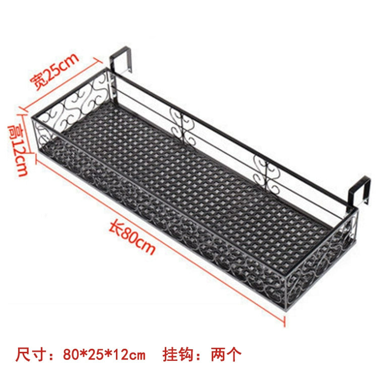 Giá treo hoa ban công bằng sắt nhiều lớp phong cách Châu Âu Giá treo bệ cửa sổ trong nhà và ngoài trời Giá treo lan can mọng nước Giá treo hoa lan can kệ trồng rau treo ban công 