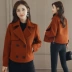 Áo len mùa thu Hàn Quốc áo sơ mi nữ màu rắn 2019 mới trang trí mùa xuân thân áo là áo len mỏng cỡ lớn - Áo Hàn Quốc Áo Hàn Quốc