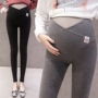 Quần legging bà bầu mùa xuân và mùa thu mỏng 2019 thời trang mới Quần bà bầu quần dài xuân hè nâng bụng bầu 9 điểm cho bà bầu - Phụ nữ mang thai quần / quần bụng đầm bầu đẹp