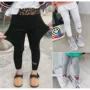 Quần legging nữ 2019 mới xuân hè mặc ngoài quần dài trẻ em hoang dã quần cotton co giãn - Quần quần jean trẻ em