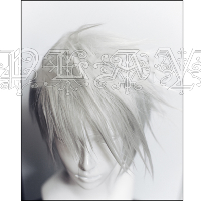 taobao agent [Rabbit Dimension] Naruto Kakashi COS wig silver -white model