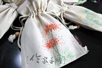 Мешочек, сумка для хранения, китайский стиль, ручная роспись