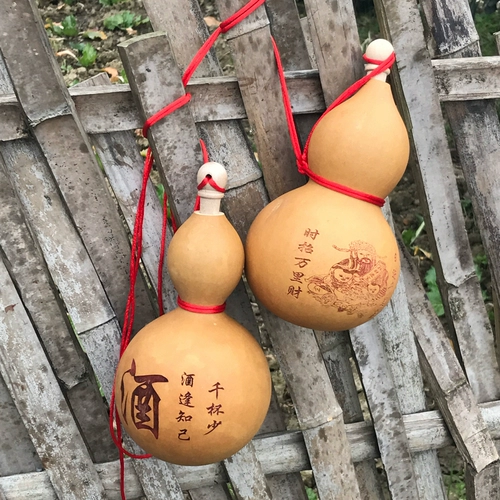 Натуральная тыква подвеска