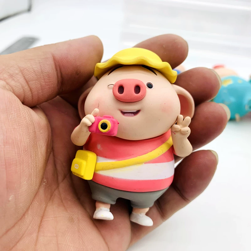 Подлинная оптовая партия сто изменений pig маленькая фарт слепой ящик 2-го поколения серия повседневной жизни подтверждение ручной офис украшение
