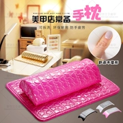 Hot móng tay da gối tay đệm thoải mái mềm mại Nhật Bản ren sóng điểm silicone khăn trải bàn cửa hàng dụng cụ đặc biệt - Công cụ Nail
